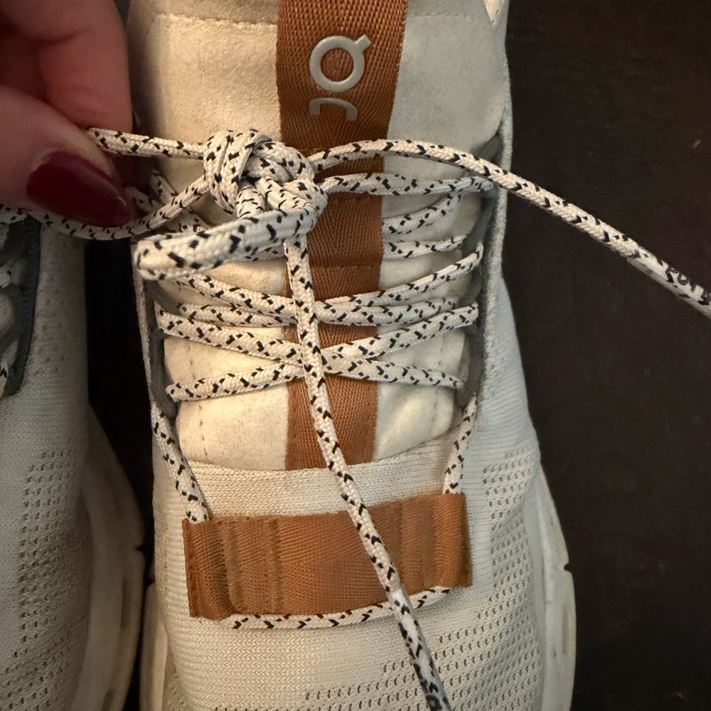 On Cloud Cloudnova running shoes in white/pearl s… - image 10